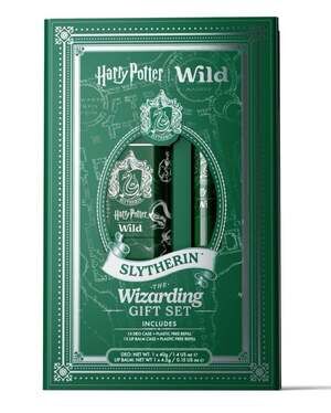 Wild Harry Potter Slytherin Wizarding Gift Set Deodorant and Lip Balm